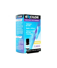 Excilor gel acide - Traitement des verrues - Flacon 4 ml