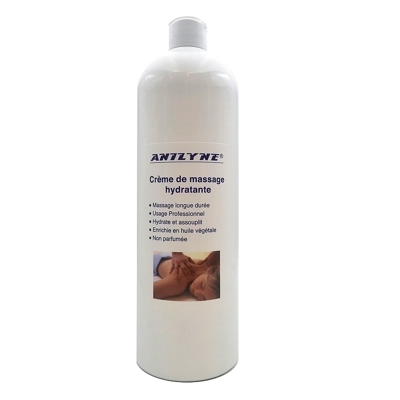 Crème neutre de massage - Anilyne - Flacon 1 L