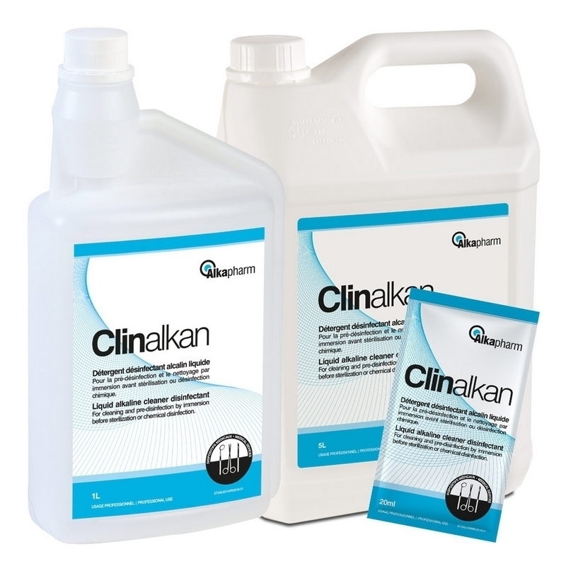 Détergent désinfectant Clinalkan - Pré désinfection 0,4% - Flacon 1 L