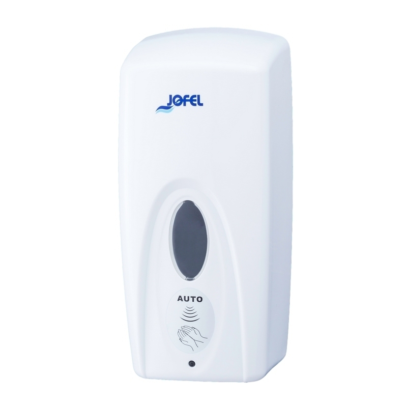 Distributeurs Distributeur savon optique - Plastique ABS blanc - Capacité 1 L - Jofel AC91050