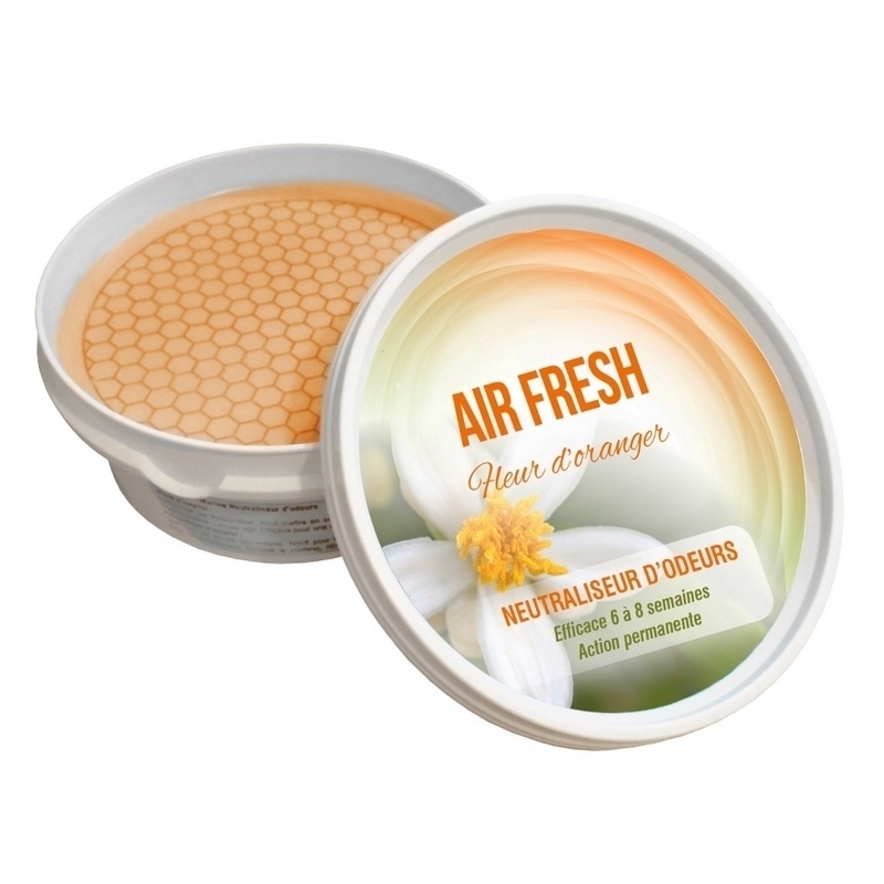 Traitement air et odeur Air Fresh Fleur d'Oranger - Neutraliseur d’odeurs - Pot 250 gr