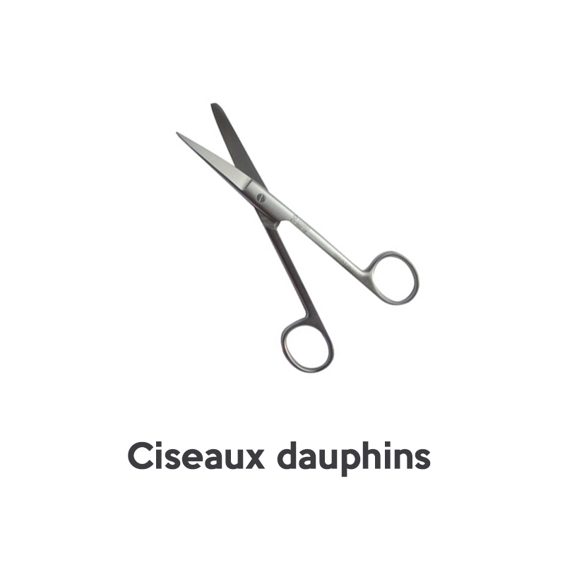 Ciseaux 14 cm - Mousse ou Dauphin - Unitaire