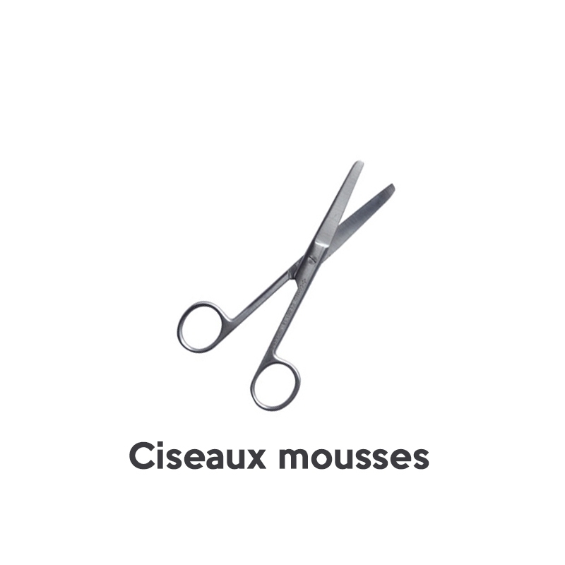 Ciseaux 14 cm - Mousse ou Dauphin - Unitaire