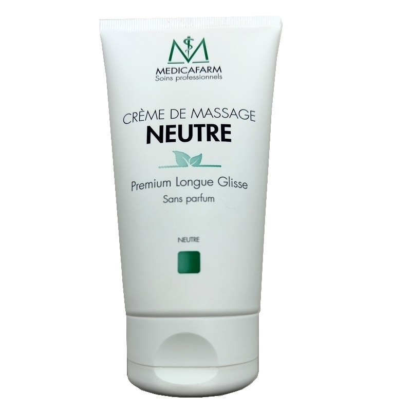 Crème neutre Crème neutre de massage - Premium Longue Glisse - Medicafarm - Tube 125 ml