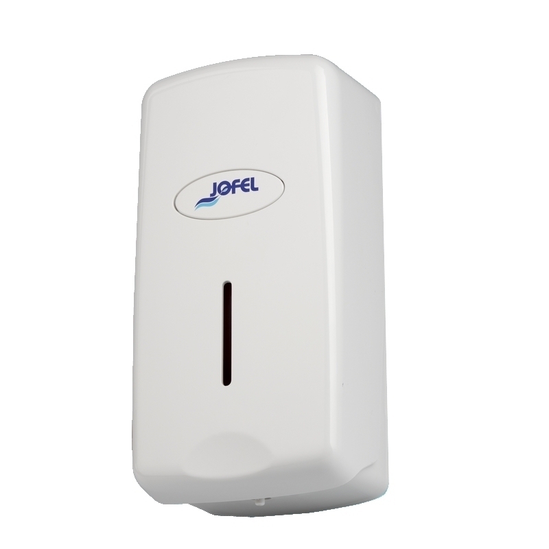 Distributeurs Distributeur savon - Plastique ABS blanc - Capacité 1 L - Jofel AC27050