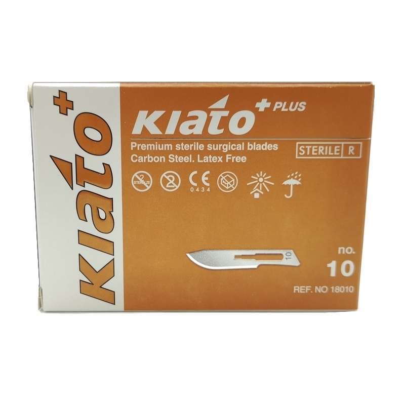 Lame de bistouri N°10 Kiato - Stérile - Boite de 100