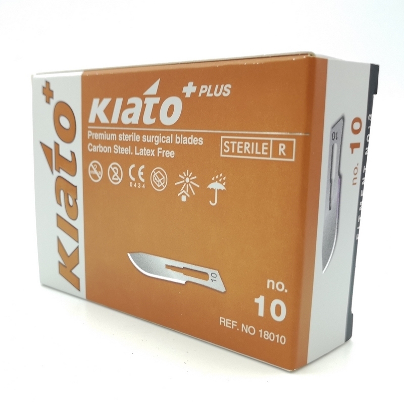 Lame de bistouri N°10 Kiato - Stérile - Boite de 100
