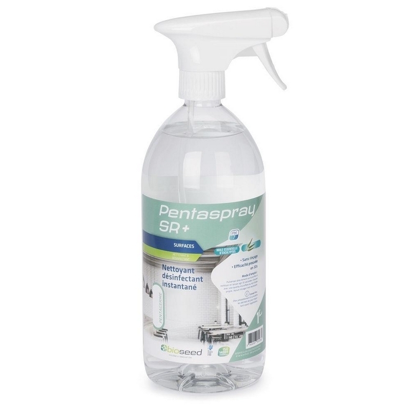 Désinfection du matériel Pentaspray SR+ - Nettoyant & désinfectant surfaces - Flacon 1 L