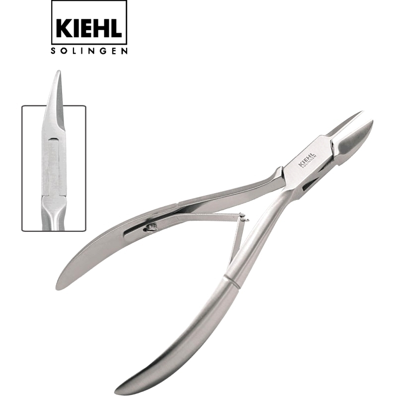 Pince à ongles incarnés - Kiehl 3075 - Spécial diabétiques - Mors longs - Taille 13 cm - Inox