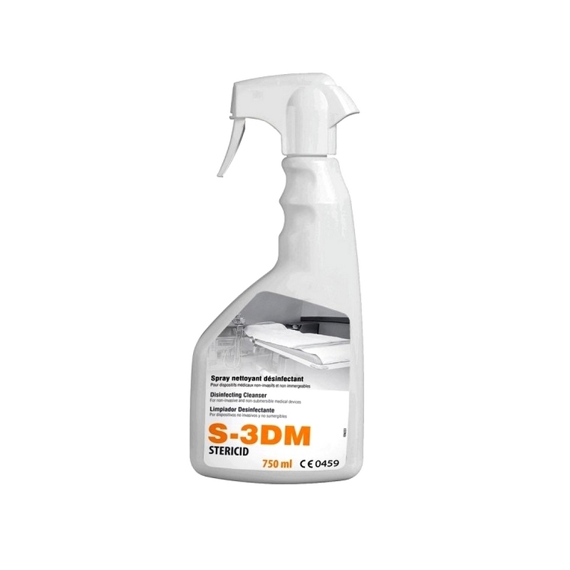 Nettoyage et désinfection sols & surfaces S 3DM Stericid - Spray nettoyant désinfectant - Flacon 750 ml