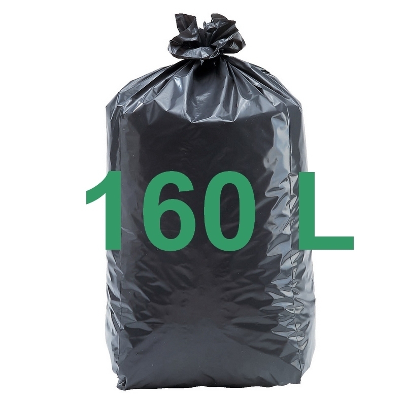 Sacs poubelle Sac poubelle noir 160 litres - Carton de 100